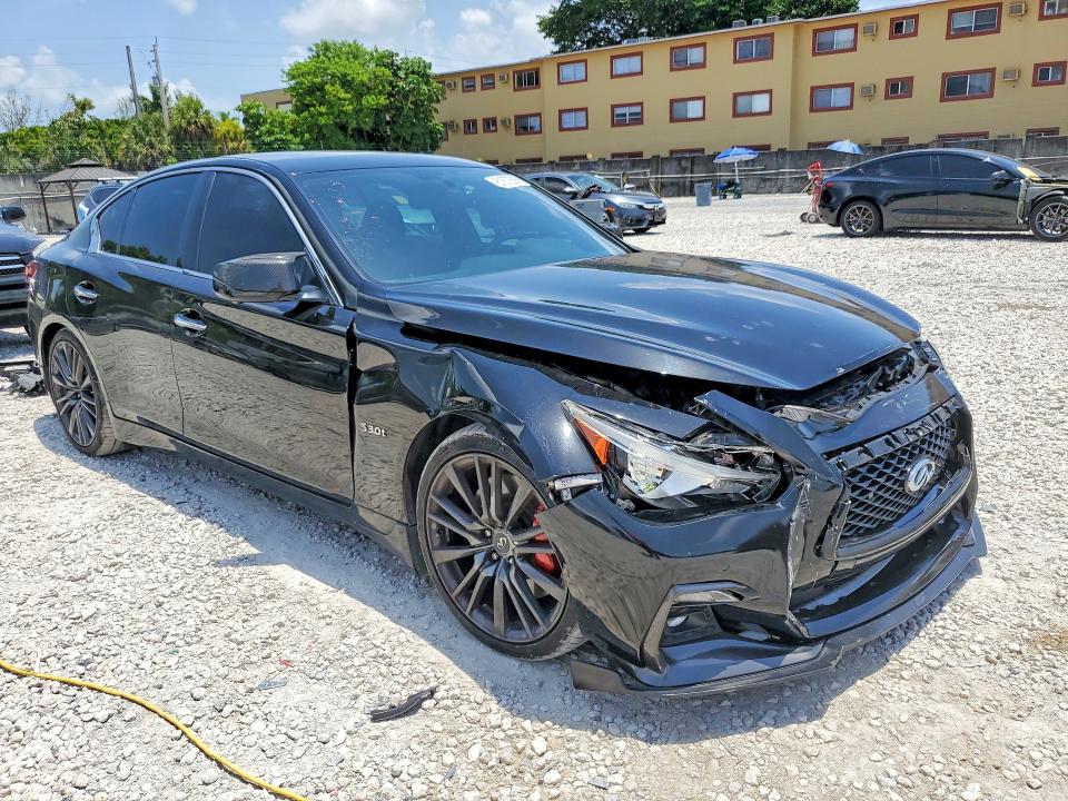 2018 Infiniti Q50 მანქანა იყიდება აუქციონზე, vin: JN1FV7AR5JM481202, აუქციონის ნომერი: 61672636