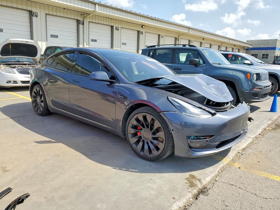 59303636 :رقم المزاد ، 5YJ3E1EC9NF299214 vin ، 2022 Tesla Model 3 مزاد بيع