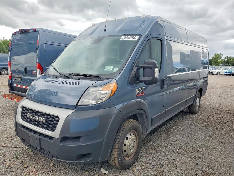 Продаж на аукціоні авто 2021 Ram Promaster 3500, vin: 3C6MRVJG9ME541374, номер лоту: 59746236