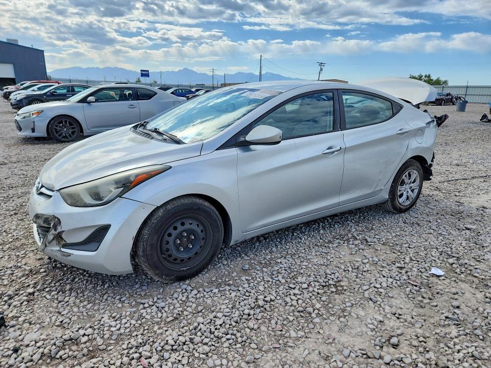 2016 Hyundai Elantra მანქანა იყიდება აუქციონზე, vin: 5NPDH4AE6GH708536, აუქციონის ნომერი: 59192696