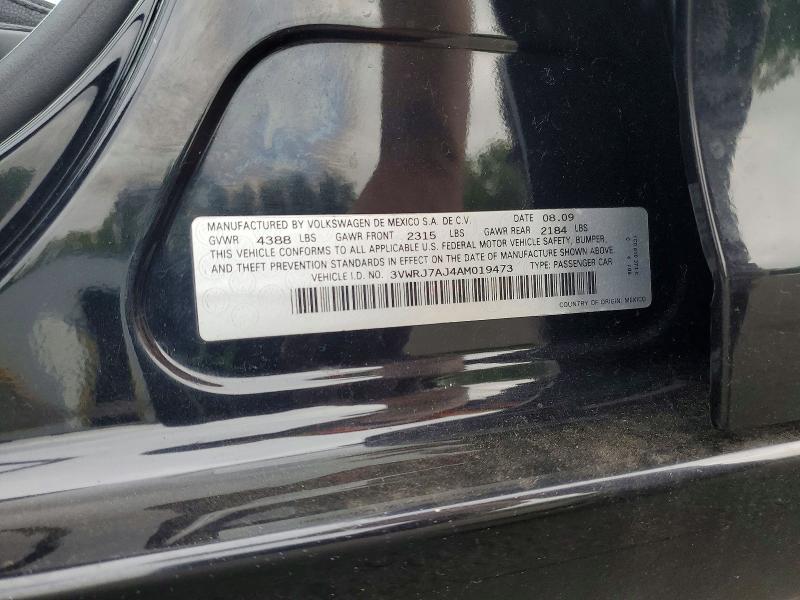 Продажа на аукционе авто 2010 Volkswagen Jetta, vin: 3VWRJ7AJ4AM019473, номер лота: 61446866
