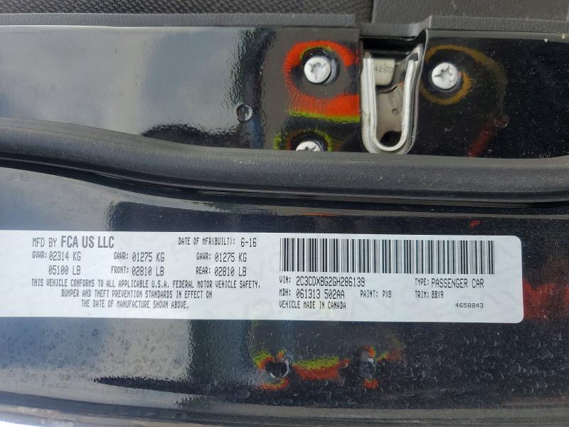 2016 Dodge Charger მანქანა იყიდება აუქციონზე, vin: 2C3CDXBG2GH286139, აუქციონის ნომერი: 61123696