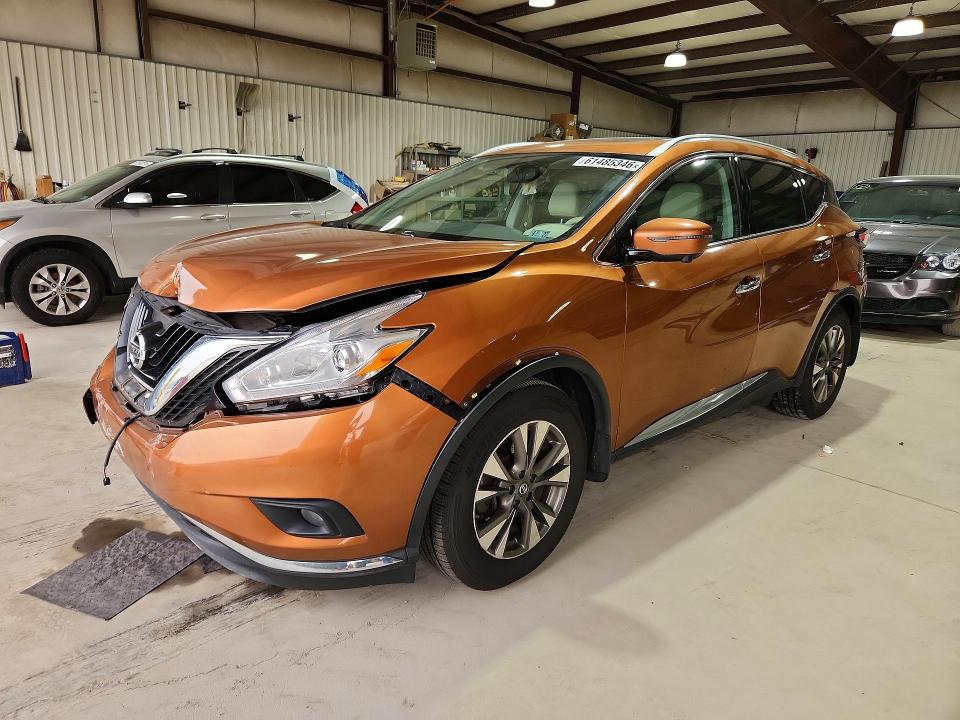 Продажа на аукционе авто 2017 Nissan Murano, vin: 5N1AZ2MH9HN105216, номер лота: 61485346