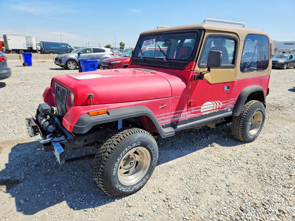 62902776 :رقم المزاد ، 2J4FY39S3NJ558259 vin ، 1992 Jeep Wrangler / Yj مزاد بيع