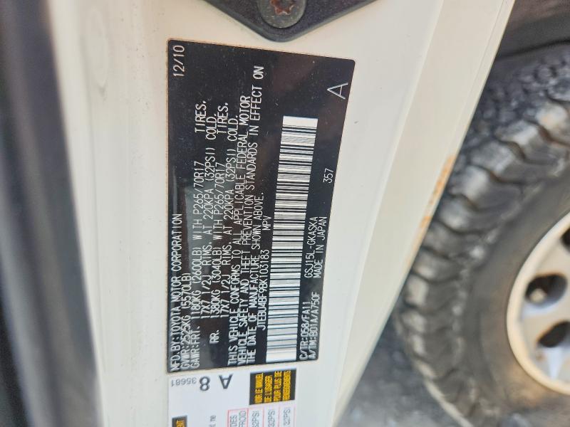 Продаж на аукціоні авто 2011 Toyota Fj Cruiser, vin: JTEBU4BF9BK103183, номер лоту: 59807986