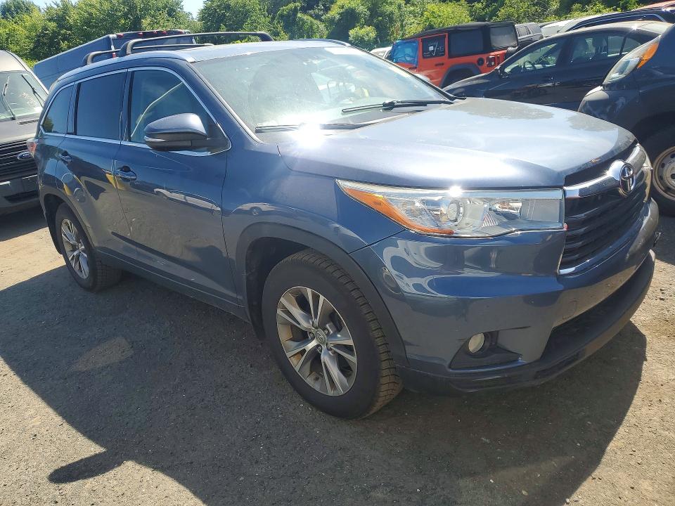 Продажа на аукционе авто 2014 Toyota Highlander, vin: 5TDJKRFH1ES008922, номер лота: 61473946