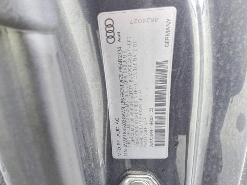 Aukcja sprzedaży 2017 Audi S5, vin: WAUC4AFH1HN004123, numer aukcji: 61297326