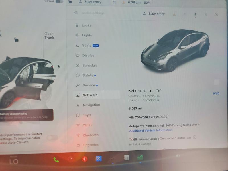 Продажа на аукционе авто 2025 Tesla Model Y, vin: 7SAYGDEE7SF240633, номер лота: 62609416