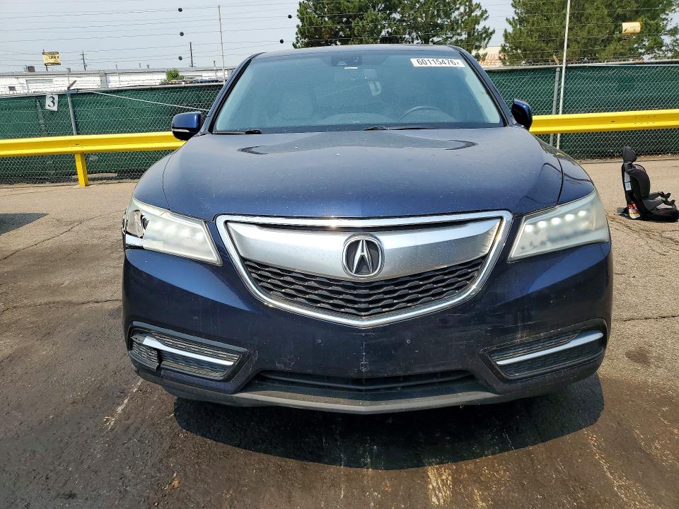 60115476 :رقم المزاد ، 5FRYD4H40EB018026 vin ، 2014 Acura Mdx مزاد بيع