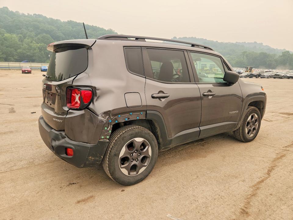 Продажа на аукционе авто 2017 Jeep Renegade, vin: ZACCJBAB6HPG55839, номер лота: 61472906