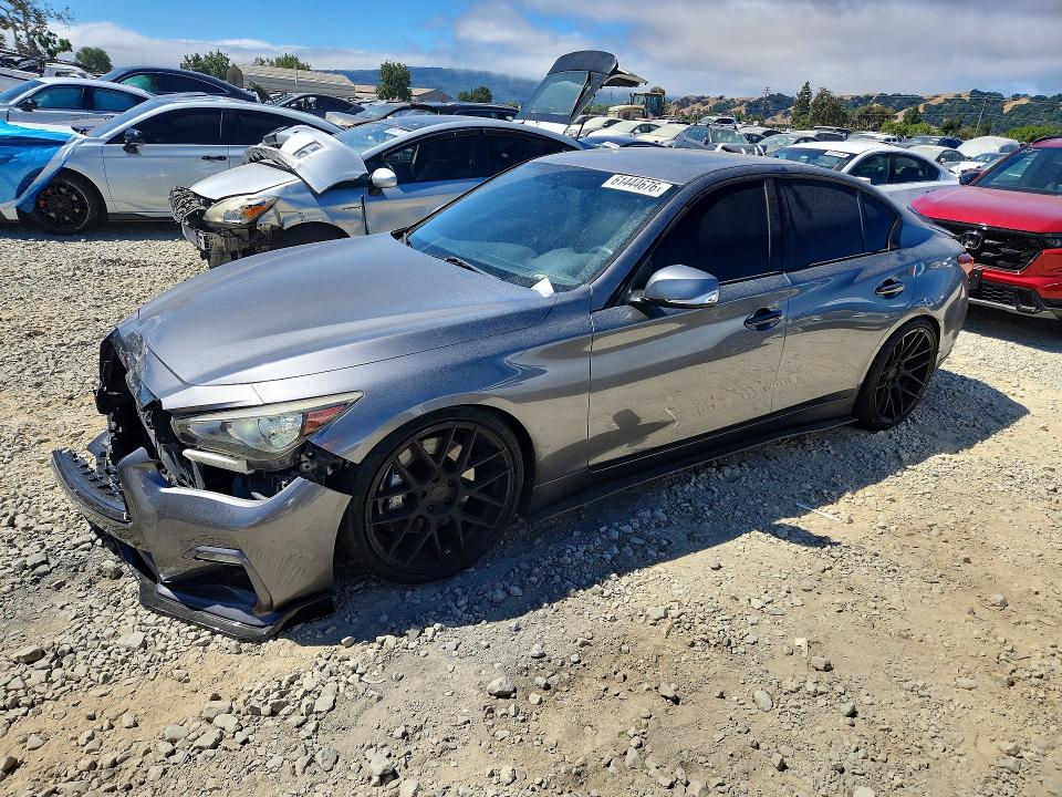 61444676 :رقم المزاد ، JN1EV7APXJM356478 vin ، 2018 Infiniti Q50 مزاد بيع