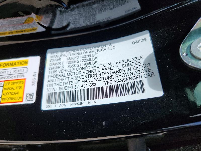 Продаж на аукціоні авто 2026 Acura Integra, vin: 19UDE4H62TA015683, номер лоту: 63257196