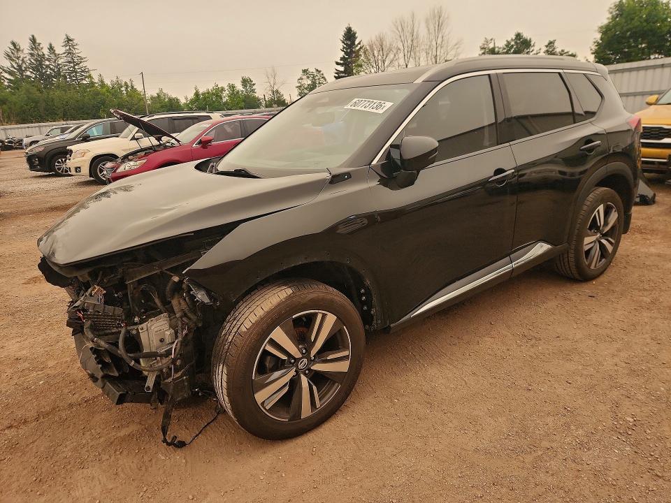 60773136 :رقم المزاد ، JN8AT3DD1MW305069 vin ، 2021 Nissan Rogue مزاد بيع