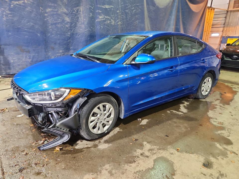 62318776 :رقم المزاد ، 5NPD74LF9HH163815 vin ، 2017 Hyundai Elantra مزاد بيع