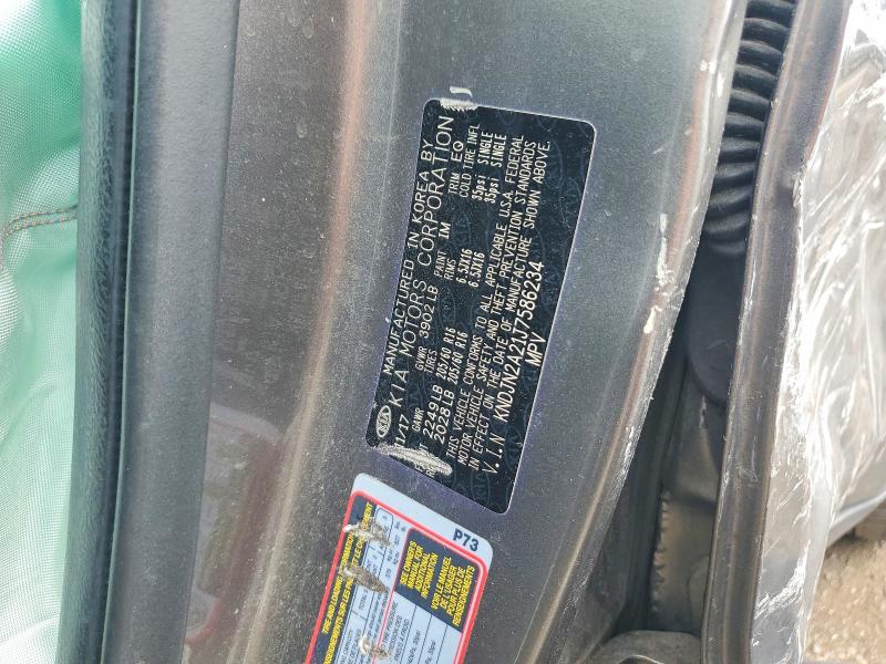 Aukcja sprzedaży 2018 Kia Soul, vin: KNDJN2A21J7586234, numer aukcji: 60640756