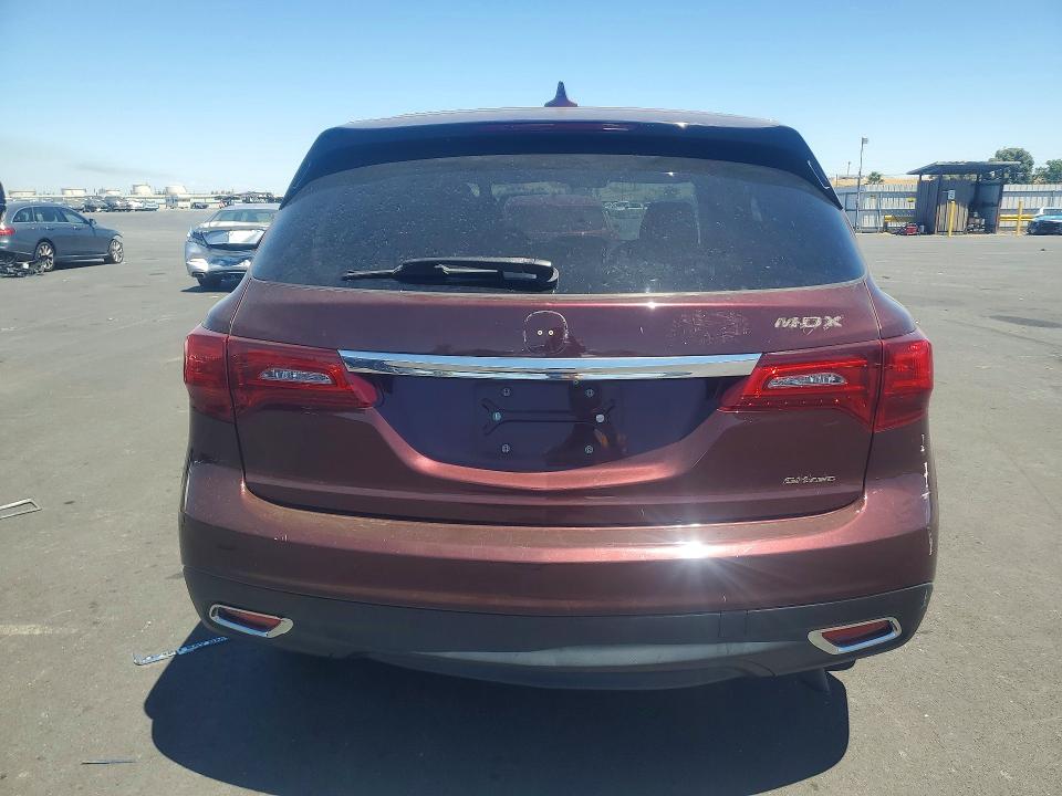 2016 Acura Mdx მანქანა იყიდება აუქციონზე, vin: 5FRYD4H43GB054263, აუქციონის ნომერი: 61166666