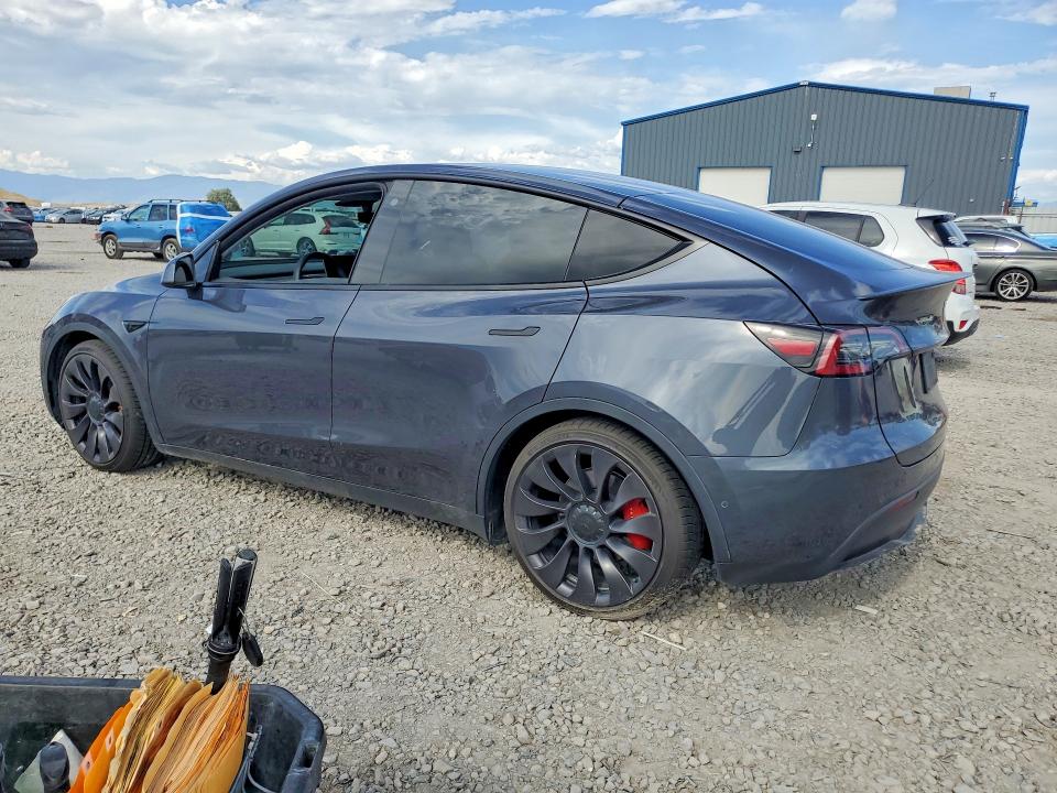 2021 Tesla Model  Y მანქანა იყიდება აუქციონზე, vin: 5YJYGDEF7MF215756, აუქციონის ნომერი: 59294376