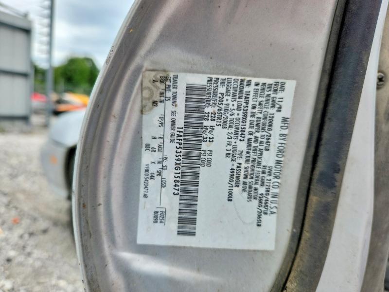 59370816 :رقم المزاد ، 1FAFP53S9XG158473 vin ، 1999 Ford Taurus مزاد بيع