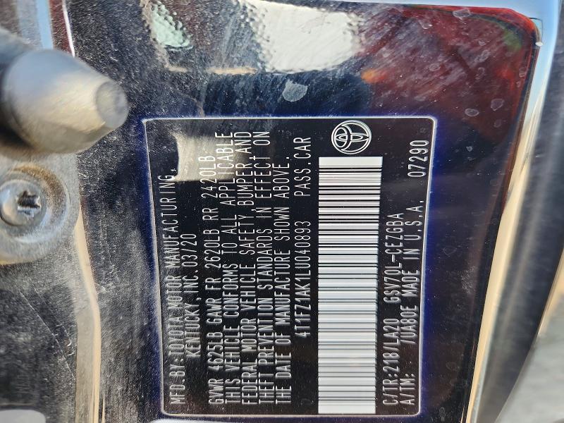Aukcja sprzedaży 2020 Toyota Camry, vin: 4T1FZ1AK1LU040893, numer aukcji: 61217176
