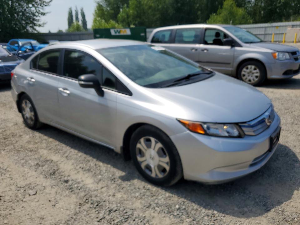 2012 Honda Civic მანქანა იყიდება აუქციონზე, vin: JHMFB4F23CS002854, აუქციონის ნომერი: 61548686