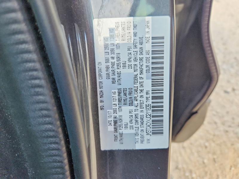 Продаж на аукціоні авто 2018 Mazda Cx-9, vin: JM3TCACYXJ0211839, номер лоту: 59796636