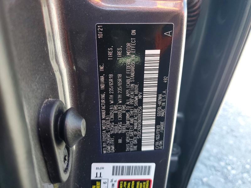 Продажа на аукционе авто 2022 Toyota Highlander, vin: 5TDCZRAH3NS093256, номер лота: 61564776