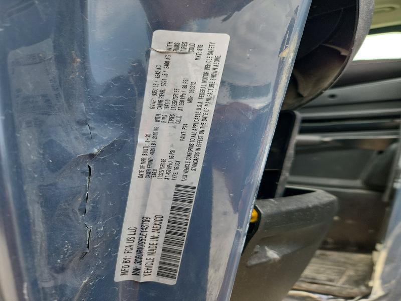 63493096 :رقم المزاد ، 3C6URVJG5LE143769 vin ، 2020 Ram Promaster 3500 مزاد بيع