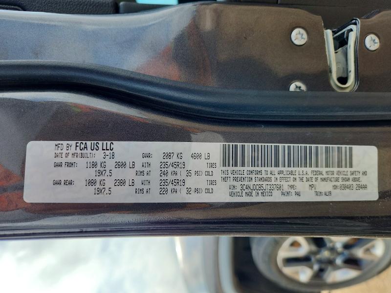 2018 Jeep Compass მანქანა იყიდება აუქციონზე, vin: 3C4NJDCB5JT337601, აუქციონის ნომერი: 60656426