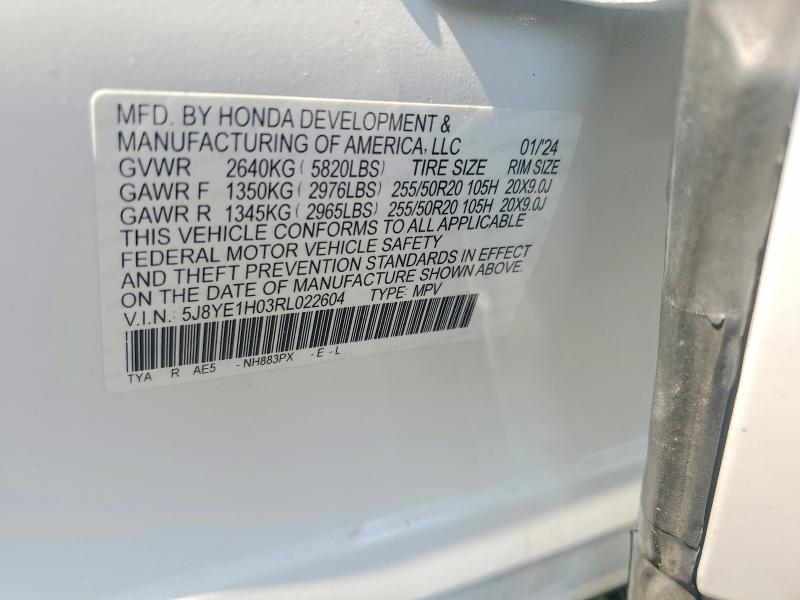 Продажа на аукционе авто 2024 Acura Mdx, vin: 5J8YE1H03RL022604, номер лота: 62801326