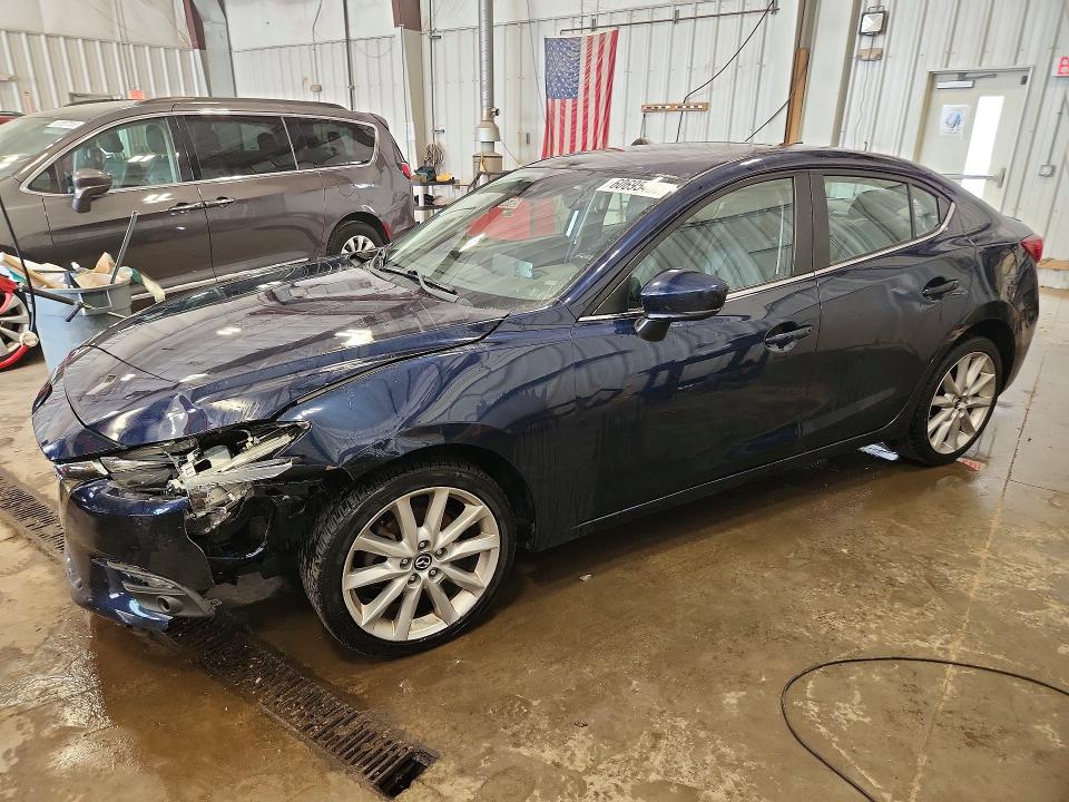 2017 Mazda 3 მანქანა იყიდება აუქციონზე, vin: JM1BN1W38H1103089, აუქციონის ნომერი: 60695456