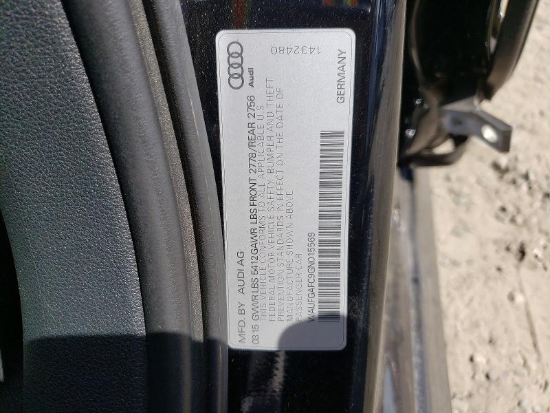 Продажа на аукционе авто 2016 Audi A6, vin: WAUFGAFC9GN015569, номер лота: 59197756