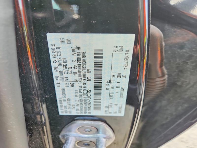 Продажа на аукционе авто 2020 Ford Escape, vin: 1FMCU9G67LUC75521, номер лота: 60833046