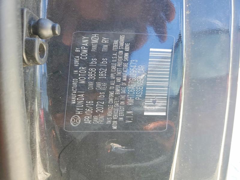 60274186 :رقم المزاد ، KMHTC6AE7GU296473 vin ، 2016 Hyundai Veloster مزاد بيع