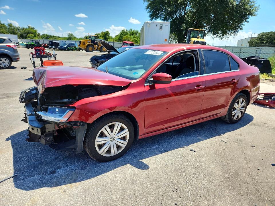 2017 Volkswagen Jetta მანქანა იყიდება აუქციონზე, vin: 3VW2B7AJ5HM396743, აუქციონის ნომერი: 62213666