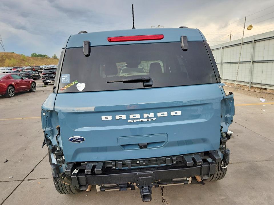 2023 Ford Bronco Sport მანქანა იყიდება აუქციონზე, vin: 3FMCR9C68PRD59660, აუქციონის ნომერი: 62480586