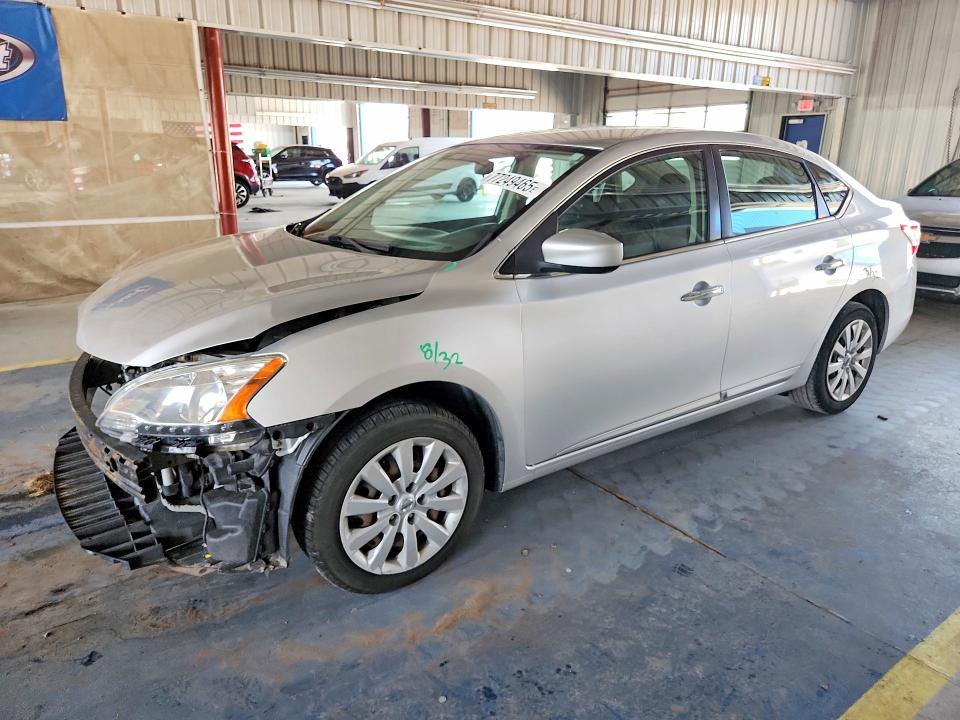 2014 Nissan Sentra მანქანა იყიდება აუქციონზე, vin: 3N1AB7AP6EY339624, აუქციონის ნომერი: 77249465