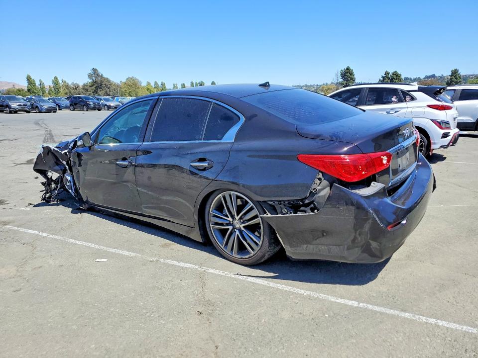 2014 Infiniti Q50 Hybrid მანქანა იყიდება აუქციონზე, vin: JN1AV7AP5EM691507, აუქციონის ნომერი: 60981026