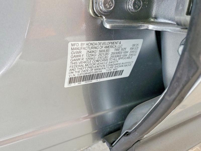Auction sale of the 2026 Acura Mdx, vin: 5J8YD9H49TL000764, lot number: 62221566