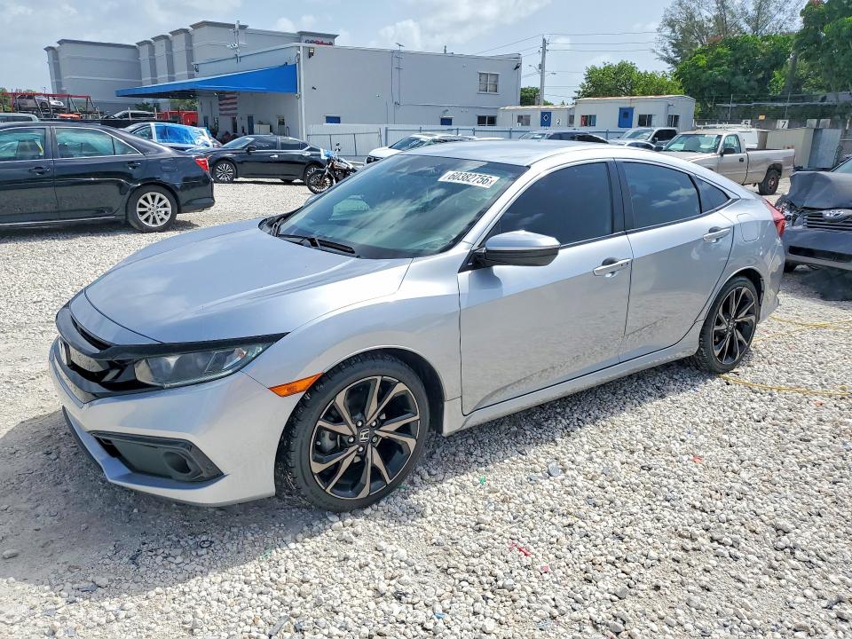 Auction sale of the 2021 Honda Civic, vin: 2HGFC2F88MH514482, lot number: 60382756