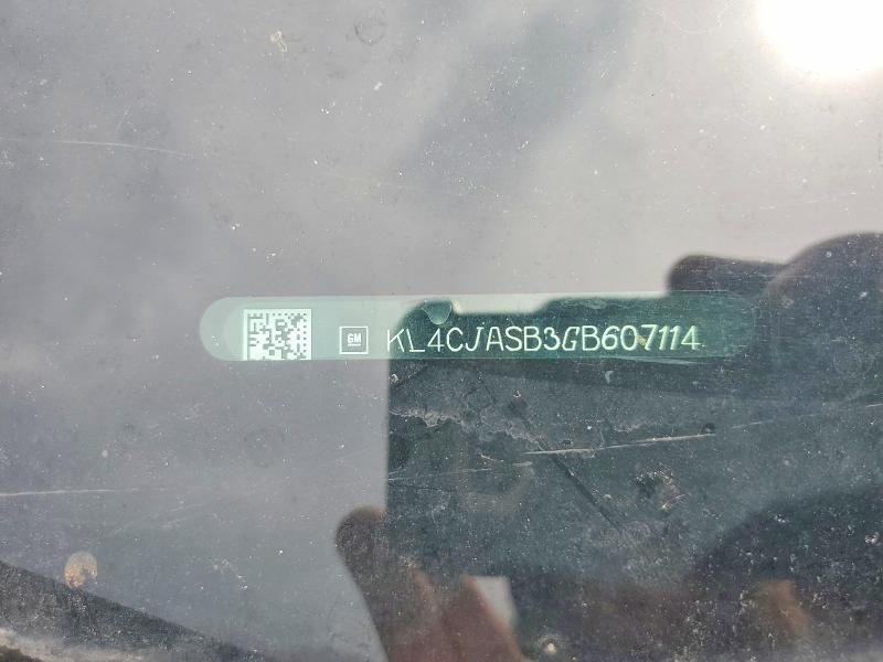 Продажа на аукционе авто 2016 Buick Encore, vin: KL4CJASB3GB607114, номер лота: 61104606