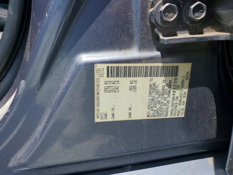 Aukcja sprzedaży 2011 Nissan Altima, vin: 1N4AL2AP5BN483239, numer aukcji: 59825036