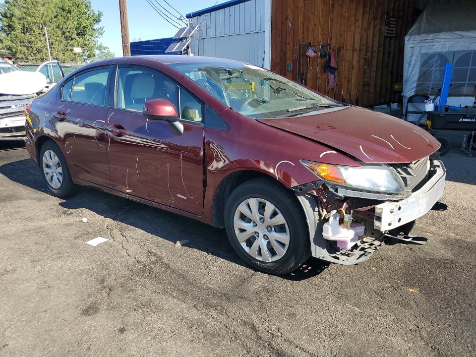 Aukcja sprzedaży 2012 Honda Civic, vin: 19XFB2F54CE098125, numer aukcji: 60703346