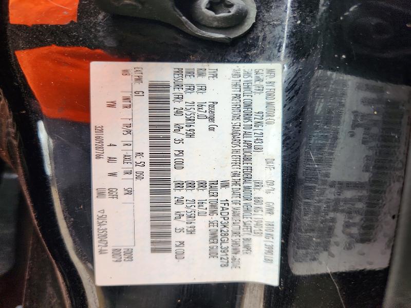 2016 Ford Focus მანქანა იყიდება აუქციონზე, vin: 1FADP3K28GL391278, აუქციონის ნომერი: 61006806