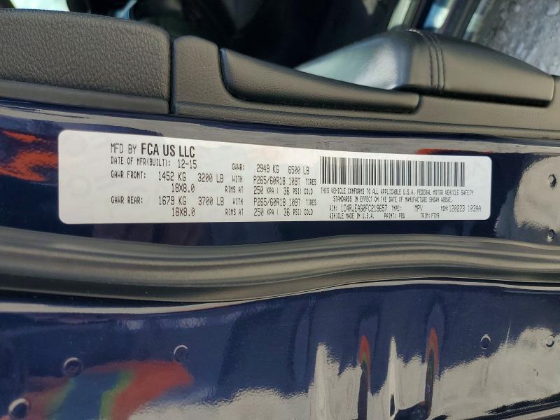 Продаж на аукціоні авто 2015 Jeep Grand Cherokee, vin: 1C4RJEAG0FC219657, номер лоту: 63171236