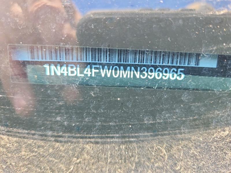 Aukcja sprzedaży 2021 Nissan Altima, vin: 1N4BL4FW0MN396965, numer aukcji: 63166596