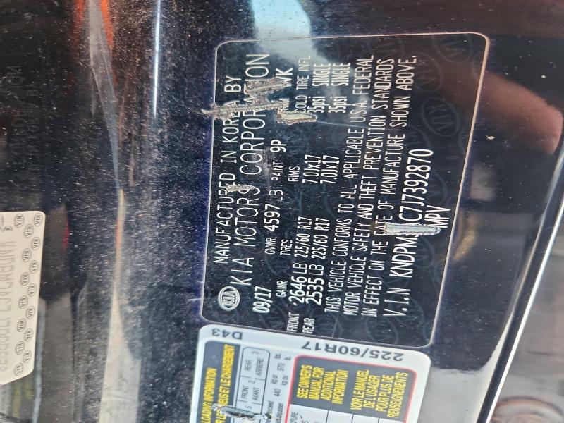 Aukcja sprzedaży 2018 Kia Sportage, vin: KNDPM3AC7J7392870, numer aukcji: 62623276