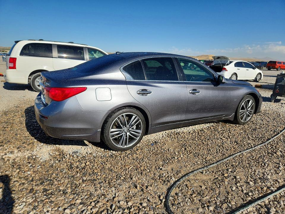 60234346 :رقم المزاد ، JN1BV7AR1EM689856 vin ، 2014 Infiniti Q50 مزاد بيع