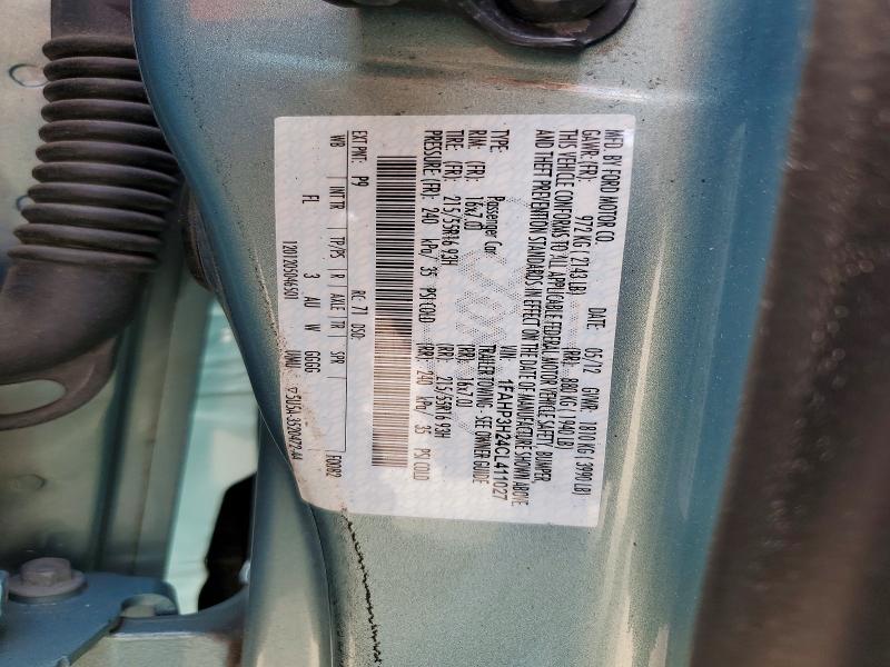 61740516 :رقم المزاد ، 1FAHP3H24CL411027 vin ، 2012 Ford Focus مزاد بيع