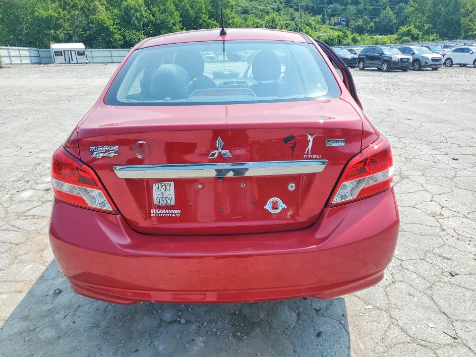 60819416 :رقم المزاد ، ML32F4FJ6LHF00318 vin ، 2020 Mitsubishi Mirage مزاد بيع