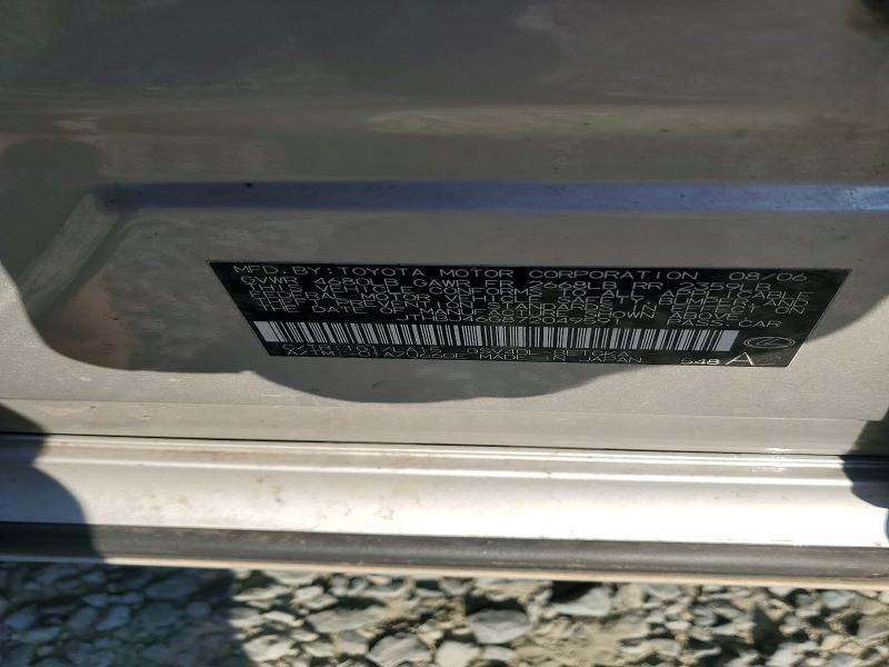 Aukcja sprzedaży 2007 Lexus Es, vin: JTHBJ46G872049591, numer aukcji: 62963286